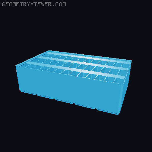 Gridfinity Ultra Light Bins - Divider Label Edition 3D model thumbnail