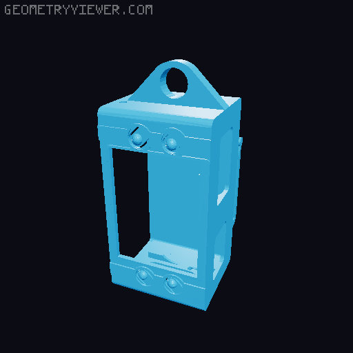 Pwnagotchi Display Hat Mini w/ molle clip 3D model thumbnail