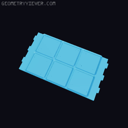 iFixit Set Holder for Wall Control System 3D model thumbnail