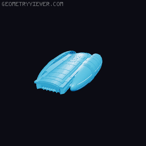 Scarab-class Droid Fighter 3D model thumbnail