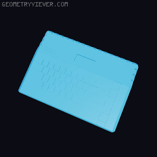 Keychain Dongles Atari XL Lineup 3D model thumbnail