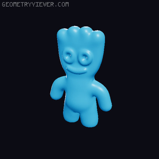 Sourpatch kidss 3D model thumbnail