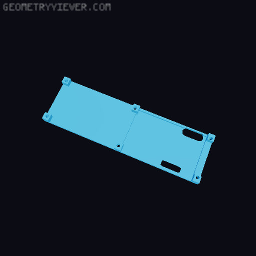 Xtouch p1p  enclosure 3D model thumbnail