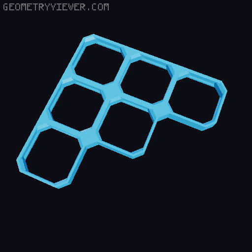 openGrid Triangular Tiles (2x2 - 12x12) 3D model thumbnail