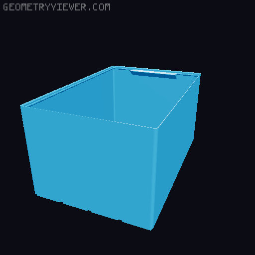 Gridfinity cups height 18 (130mm) collection 3D model thumbnail