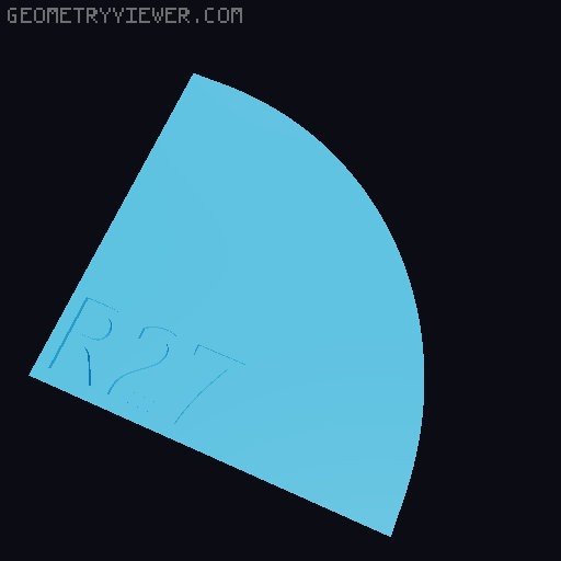 Radius Gauge - Convex & Concave 3D model thumbnail
