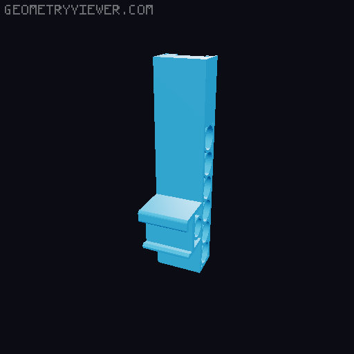 Anycubic Kobra 2 side mount filament holder 3D model thumbnail