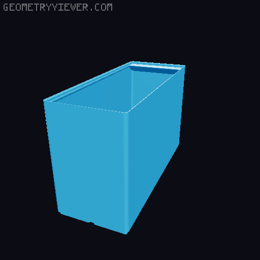 Gridfinity cups height 18 (130mm) collection 3D model thumbnail