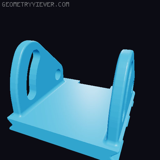 Gaggiuino adjustable Gen 3 LCD screen front mount - NextMonday 4.3 Gaggia 3D model thumbnail