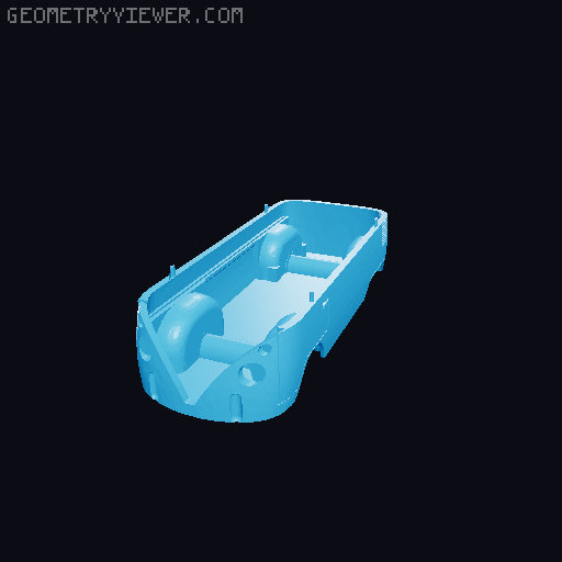 Surf Bus 3D model thumbnail