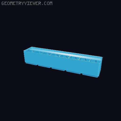 Gridfinity Ultra Light Bins - Divider Label Edition 3D model thumbnail