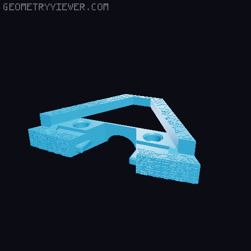Stargate modified Chevron parts 3D model thumbnail