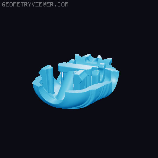 Wolf Pack – 3.75" O-Ring Action Figure STL (Rise of Nexus) 3D model thumbnail