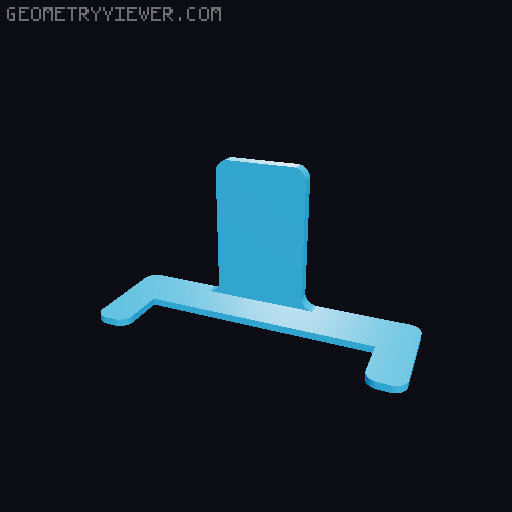 Car phone holder Nissan 3D model thumbnail
