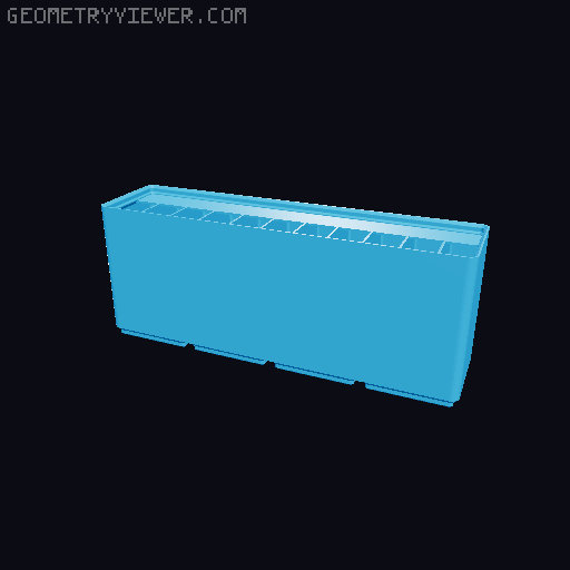 Gridfinity Ultra Light Bins - Divider Label Edition 3D model thumbnail