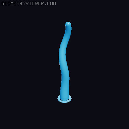 Top Hat Jellyfish Swimming - Mechanical Interactive Art 3D model thumbnail