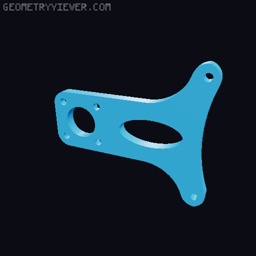 6DoF Robot Arm (Six-Axis 3D printed Robotic Arm) 3D model thumbnail