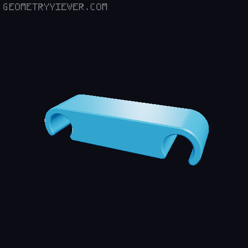 Watercooling / Radiator hose clamps 3D model thumbnail
