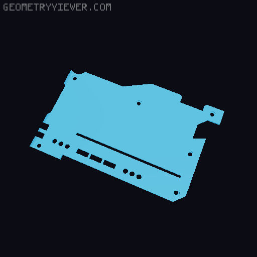 Model 303 Wallet Multitool 3D model thumbnail