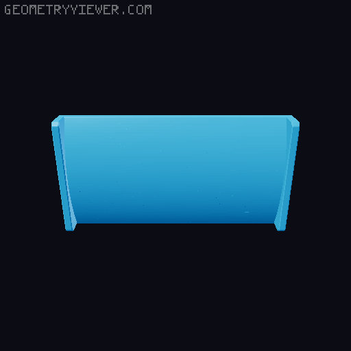 Double headphone rest - for the Industrial Stand 3D model thumbnail