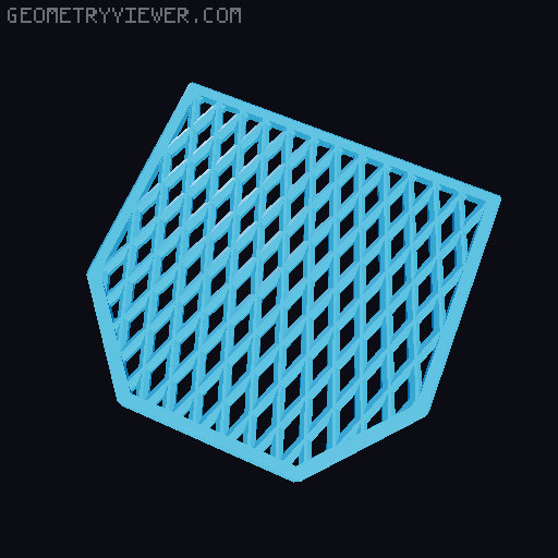 Printable mesh screens and antenna with shorter pin / Satisfactory helmet 3D model thumbnail