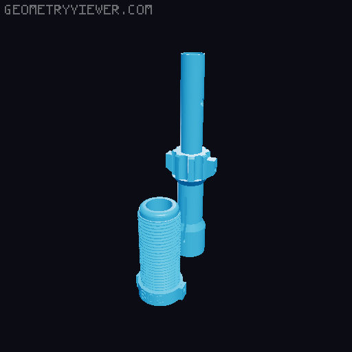 Bullet Feeder Dies 3D model thumbnail