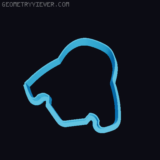 Star Wars - cookie cutter set 3D model thumbnail