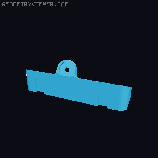 Screen Faceplate with Camera Screw 3D model thumbnail