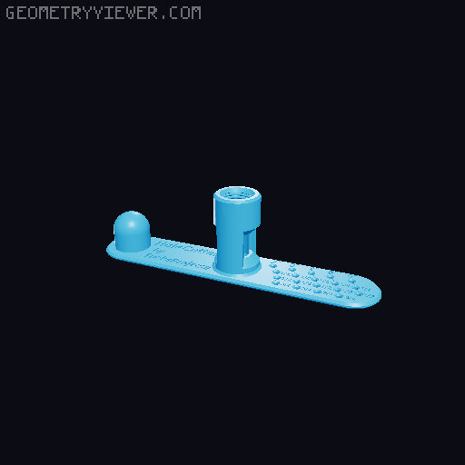 Hole Cutter (works with Dremel) 19 sizes (metric + imperial) 3D model thumbnail