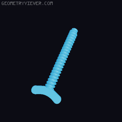 Strong Printable Clamp 3D model thumbnail