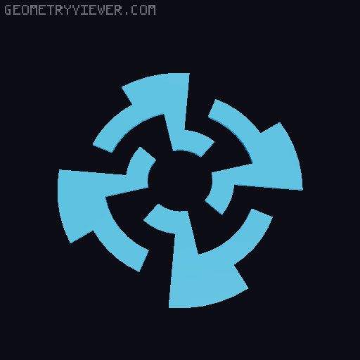 Square Double Maze 3D model thumbnail