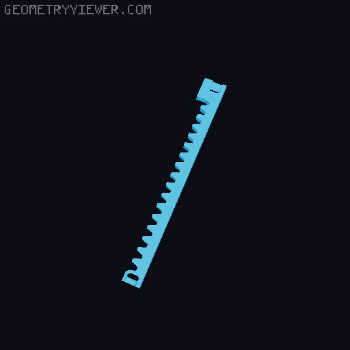 Assassins creed hidden blade 3D model thumbnail