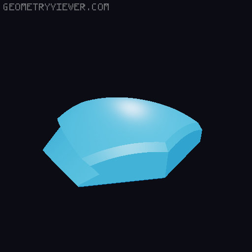 Turtle shell container 3D model thumbnail