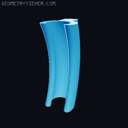 Bike Cable Lock Holder 3D model thumbnail