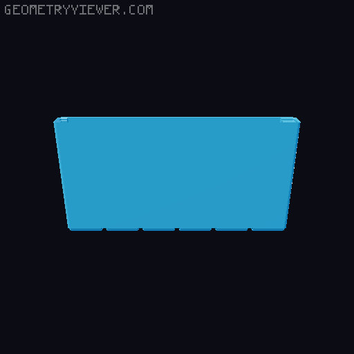Gridfinity cups height 18 (130mm) collection 3D model thumbnail