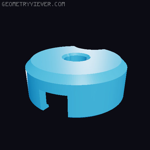 Bambu Lab Over-Engineered AMS Feeding Funnel Cover 3D model thumbnail