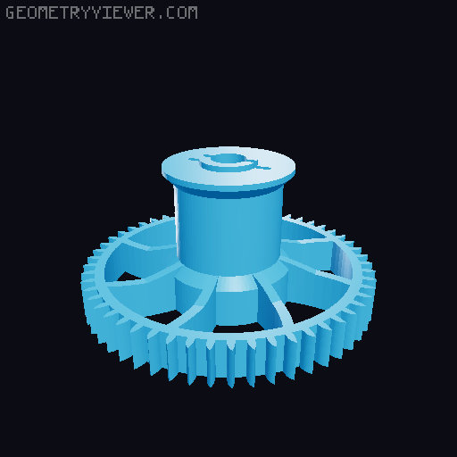 Pendulum Clock 3D model thumbnail