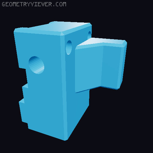 Sovol SV08 - BTT Eddy Mount 3D model thumbnail