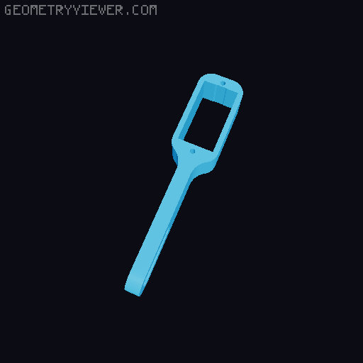 Robotic Arm with a base for components 3D model thumbnail