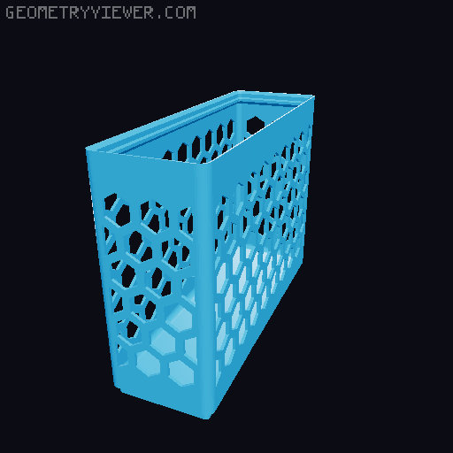 Gridfinity Hex Bins all sizes 3D model thumbnail