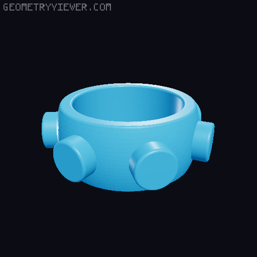 The Brick Ring of Creativity 3D model thumbnail
