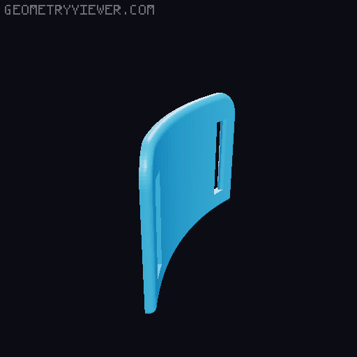 One-handed Xbox One Controller Right - Parts Separated 3D model thumbnail