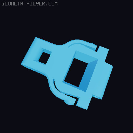 Removable Links 3D Printed Watch Remix 3D model thumbnail
