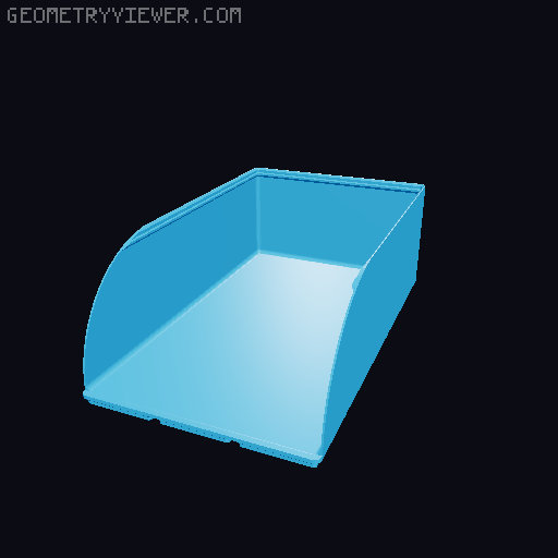 Gridfinity rouded bins collection all sizes 3D model thumbnail