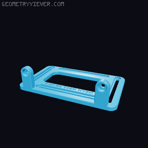 EMS TOP Mount - Mean Well 3D model thumbnail