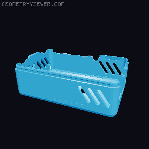 Pi Case Top for RPi-POE+ HAT on a riser 3D model thumbnail