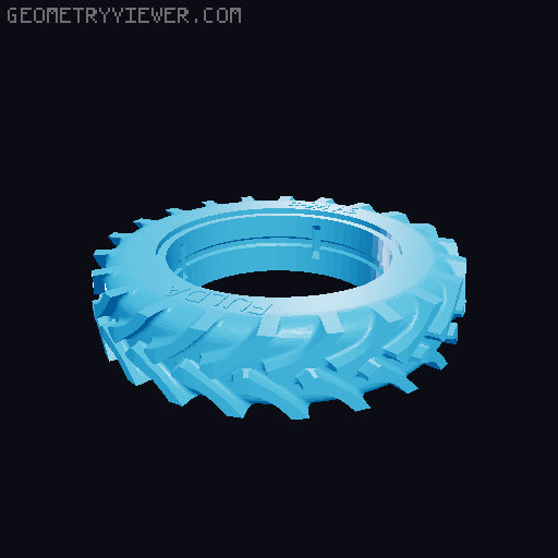 Wheels for Lanz Alldog 1:8 3D model thumbnail