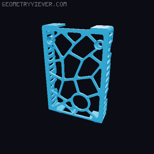 Remix Toolhead Cover Skeleton Magnet - Elegoo Centauri Carbon 3D model thumbnail