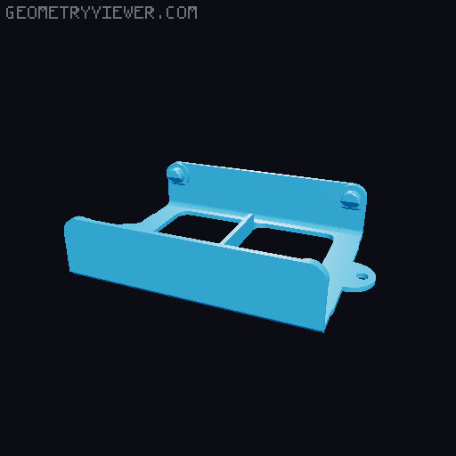 Filament Abroller bis 70mm 3D model thumbnail