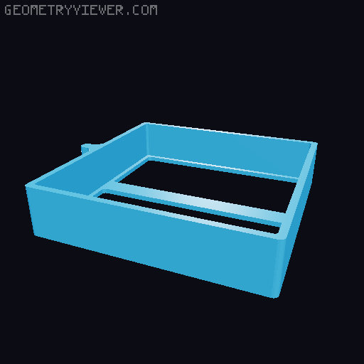 Centauri Carbon HEPA + Active Carbon filter 3D model thumbnail